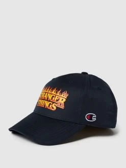 CHAMPION Cap Mit Motiv-Print Modell 'Cap' - Schwarz