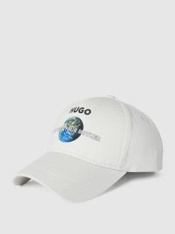 HUGO Cap Mit Label- Und Motiv-Print - Beige