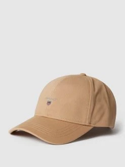 Gant Cap Aus Baumwolle Mit Label-Stitching - Beige