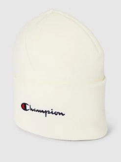 CHAMPION Beanie Mit Label-Stitching Modell 'Beanie Cap' - Hellgrau