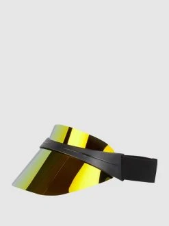 URBAN CLASSICS Visor Cap In Metallic-Optik - Orange