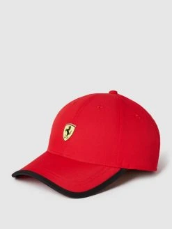Puma Cap Mit Applikation Modell 'Ferrari' - Rot