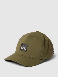 Quiksilver Base Cap Mit Label-Patch Model 'ADAPTED' - Olivgrün