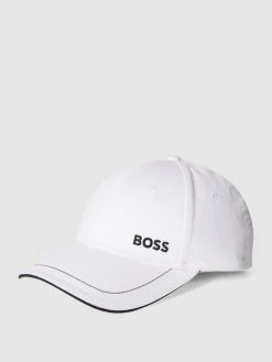 BOSS Cap Mit Brand-Stitching - Weiß
