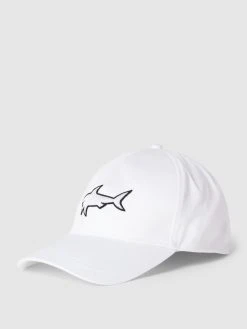 Paul&Shark Paul & Shark Cap Mit Logo-Stitching - Weiß