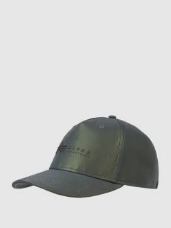 Alpha Industries Cap Aus Reflektierendem Material - Metallic Blau