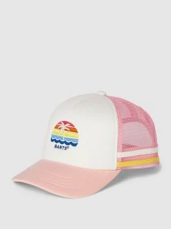 Barts Cap Mit Label-Stitching Modell 'Club' - Hellrosa