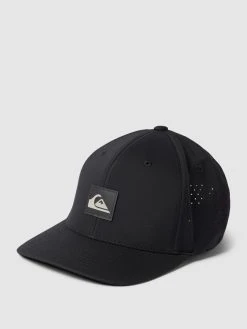Quiksilver Base Cap Mit Label-Patch Model 'ADAPTED' - Schwarz