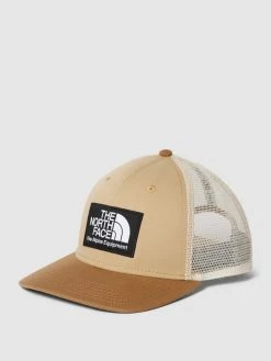The North Face Trucker Cap Mit Label-Patch Modell 'DEEP' - Beige
