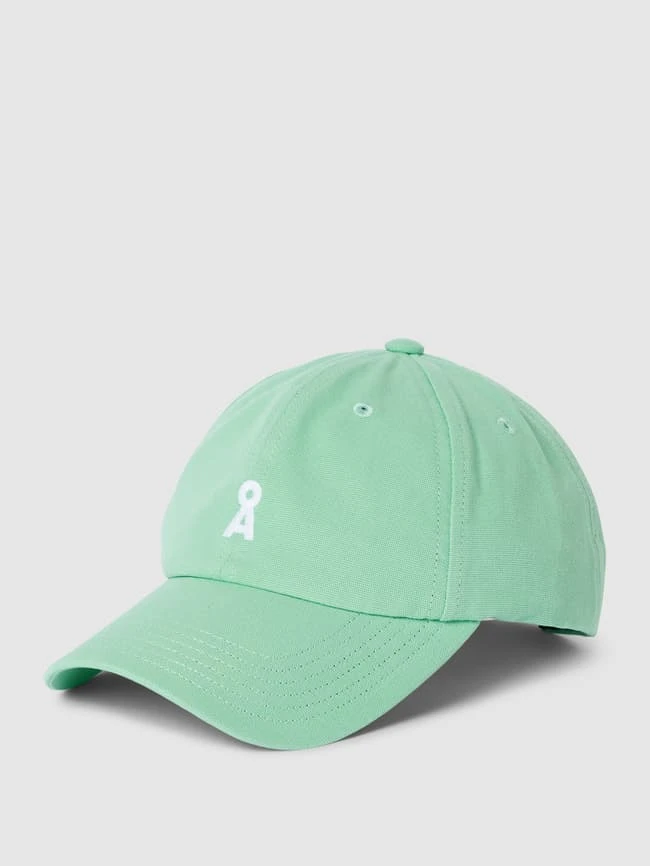Armedangels Cap Mit Label-Stitching - Grün 3 Armedangels Cap Mit Label-Stitching - Grün