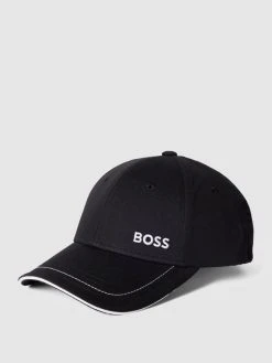 BOSS Cap Mit Brand-Stitching - Schwarz