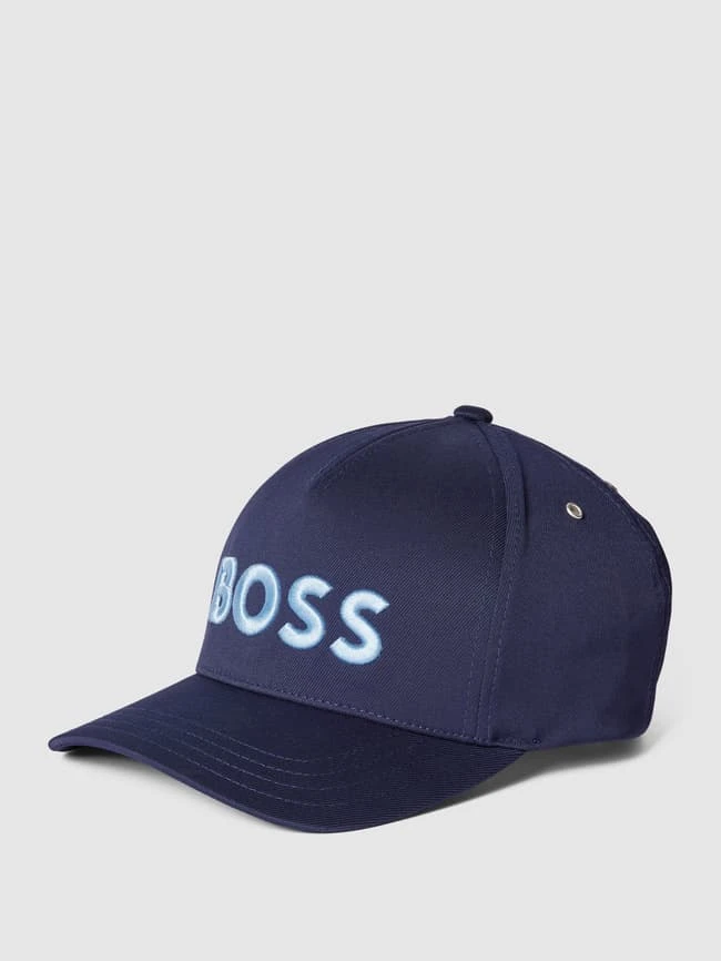 BOSS Cap Mit Label-Stitching Modell 'Sevile-Iconic' - Marineblau 3 BOSS Cap Mit Label-Stitching Modell 'Sevile-Iconic' - Marineblau