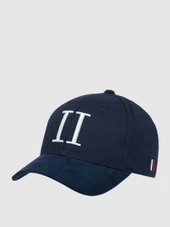 Les Deux Cap Mit Stickerei - Marineblau