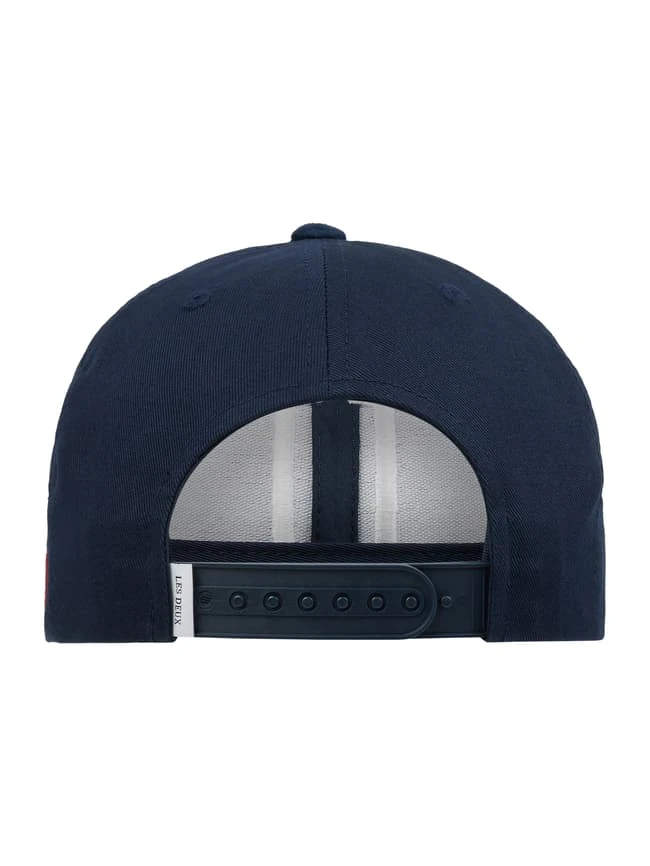 Les Deux Cap Mit Stickerei - Marineblau 4 Les Deux Cap Mit Stickerei - Marineblau – Bild 2