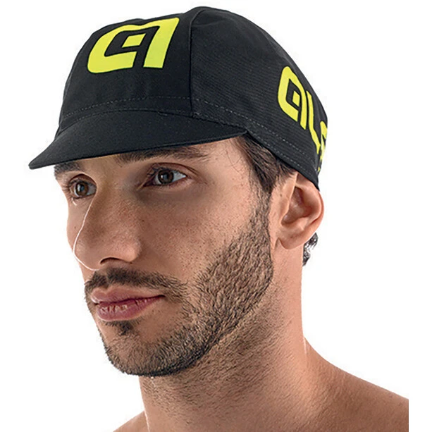 Alé Cycling Cap Schwarz/gelb 3 Alé Cycling Cap Schwarz/gelb