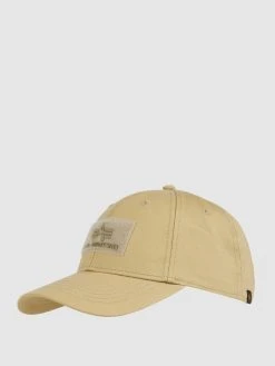Alpha Industries Cap Mit Logo - Sand