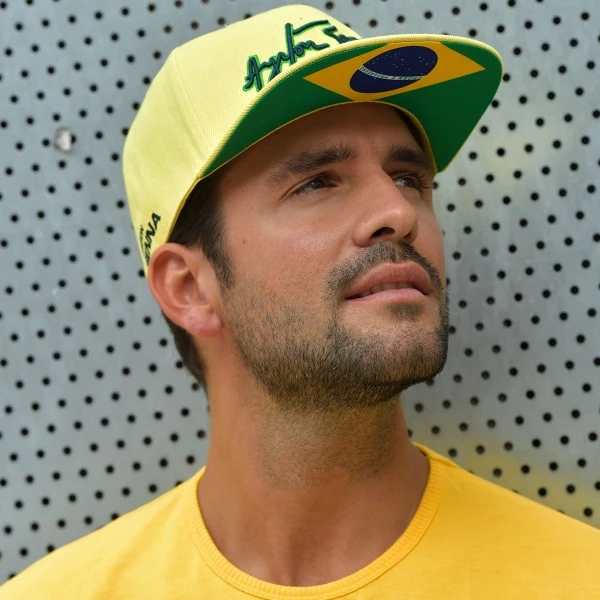 Ayrton Senna Cap Senna Brasil Flag Flat Brim 9 Ayrton Senna Cap Senna Brasil Flag Flat Brim – Bild 7