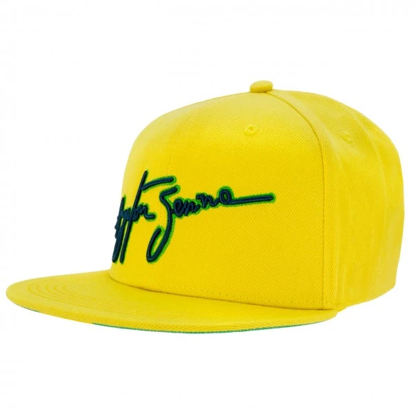 Ayrton Senna Cap Senna Brasil Flag Flat Brim 3 Ayrton Senna Cap Senna Brasil Flag Flat Brim