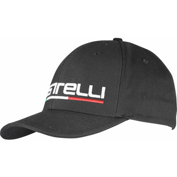 Castelli Classic Cap Schwarz/weiß 3 Castelli Classic Cap Schwarz/weiß
