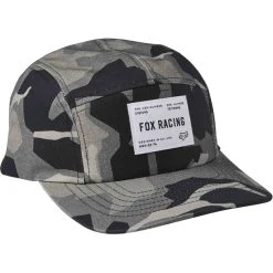Fox Regiment 5 Panel Cap Herren Schwarz/grau