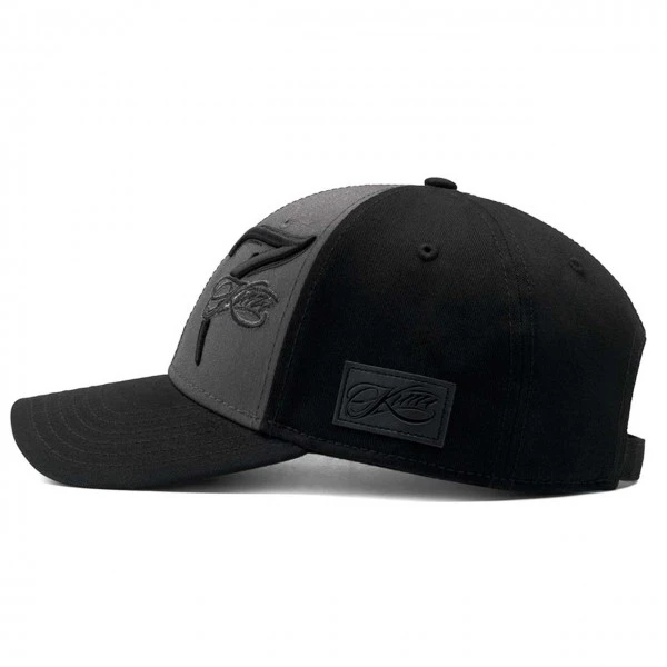 Kimi Räikkönen Cap Script 7 Roundbrim Grey-black 4 Kimi Räikkönen Cap Script 7 Roundbrim Grey-black – Bild 2