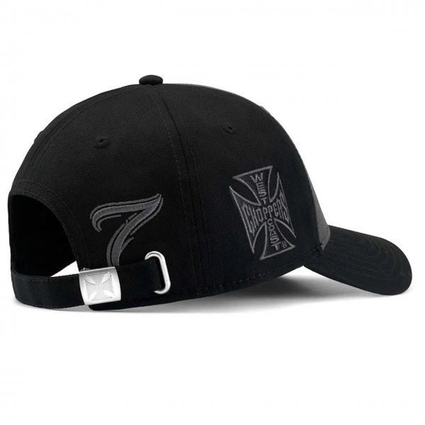 Kimi Räikkönen Cap Script 7 Roundbrim Grey-black 5 Kimi Räikkönen Cap Script 7 Roundbrim Grey-black – Bild 3