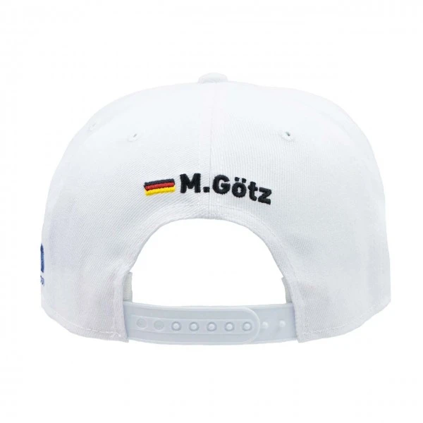 Maximilian Götz Cap Sponsor Flat Brim White 4 Maximilian Götz Cap Sponsor Flat Brim White – Bild 2