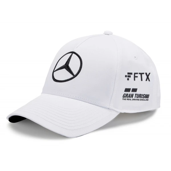 Mercedes-AMG Petronas Lewis Hamilton Driver Cap White 3 Mercedes-AMG Petronas Lewis Hamilton Driver Cap White
