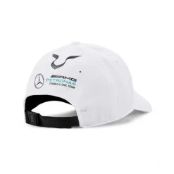 Mercedes-AMG Petronas Lewis Hamilton Kids Driver Cap White -Castelli Shop mercedes amg petronas lewis hamilton kids driver cap white 1