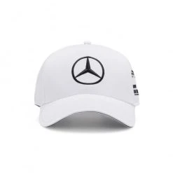 Mercedes-AMG Petronas Lewis Hamilton Kids Driver Cap White -Castelli Shop mercedes amg petronas lewis hamilton kids driver cap white 3
