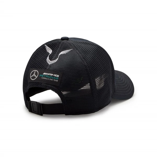Mercedes-AMG Petronas Lewis Hamilton Trucker Cap Black 4 Mercedes-AMG Petronas Lewis Hamilton Trucker Cap Black – Bild 2