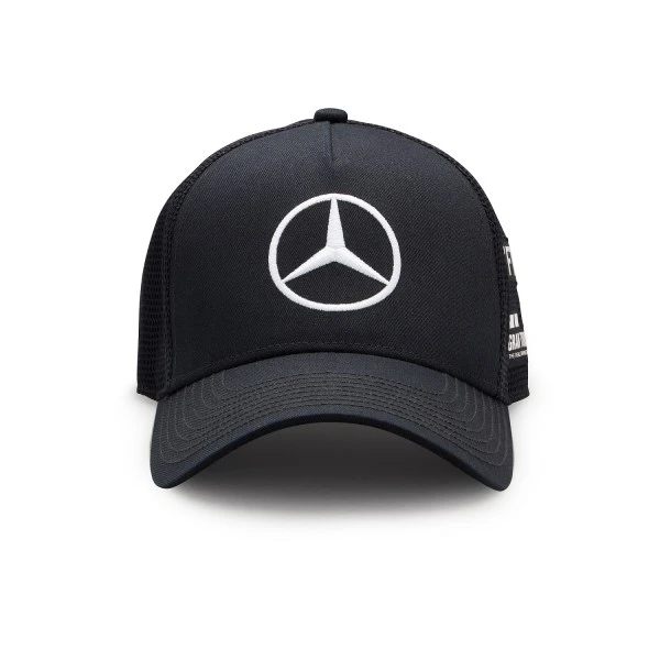 Mercedes-AMG Petronas Lewis Hamilton Trucker Cap Black 6 Mercedes-AMG Petronas Lewis Hamilton Trucker Cap Black – Bild 4