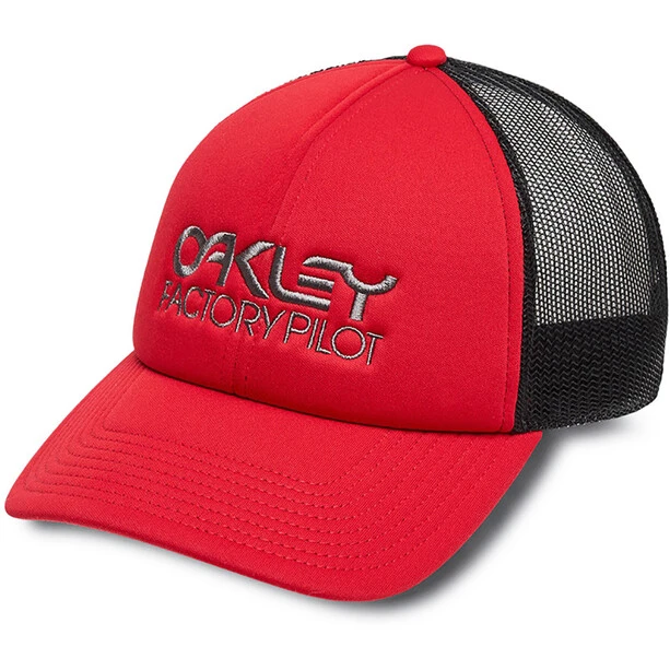 Oakley Factory Pilot Trucker Cap Herren Rot 3 Oakley Factory Pilot Trucker Cap Herren Rot
