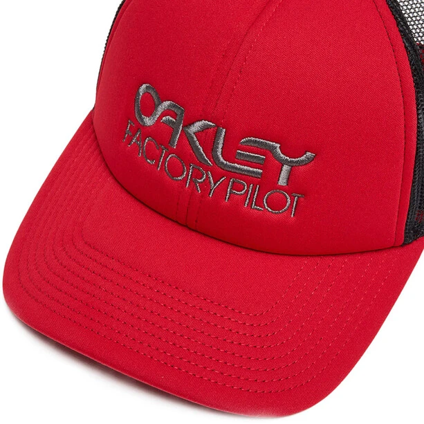 Oakley Factory Pilot Trucker Cap Herren Rot 5 Oakley Factory Pilot Trucker Cap Herren Rot – Bild 3