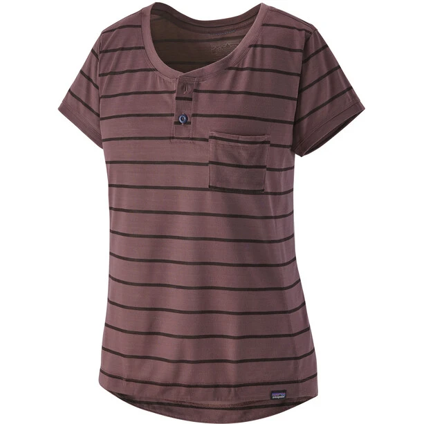 Patagonia Cap Cool Trail Bike Henley Kurzarmtrikot Damen Braun 3 Patagonia Cap Cool Trail Bike Henley Kurzarmtrikot Damen Braun