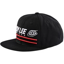 Troy Lee Designs Drop In Snapback Cap Herren Schwarz